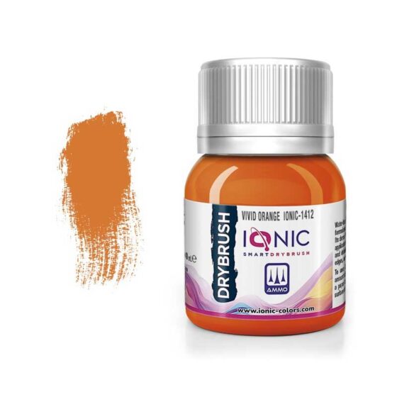 Ammo Ionic Drybrush Vivid Orange (IONIC-1412) Ammo Ionic Drybrush Vivid Orange (IONIC-1412)