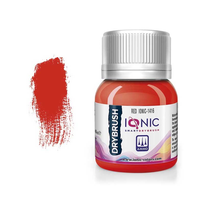 Ammo Ionic Drybrush Red (IONIC-1416)