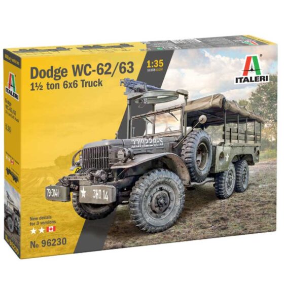 Italeri Dodge WC62 1½ Ton 6x6 Truck (1/35) 96230 Italeri Dodge WC62 1½ Ton 6x6 Truck (1/35) 96230