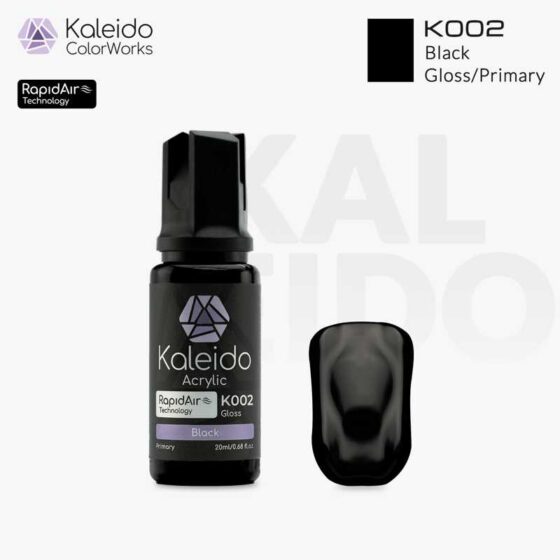Kaleido Black Gloss (20ml) K002 Kaleido Black Gloss (20ml) K002