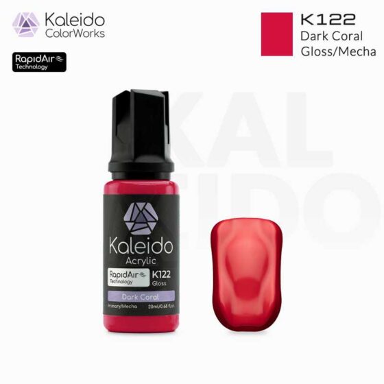 Kaleido Dark Coral Gloss (20ml) K122 Kaleido Dark Coral Gloss (20ml) K122