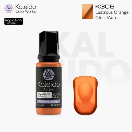 Kaleido Lustrous Orange Gloss/Pearl (20ml) K305 Kaleido Lustrous Orange Gloss/Pearl (20ml) K305