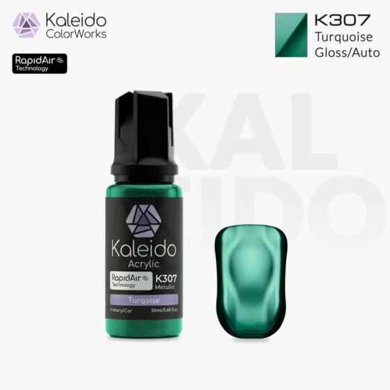 Kaleido Turquoise Gloss/Pearl (20ml) K307 Kaleido Turquoise Gloss/Pearl (20ml) K307