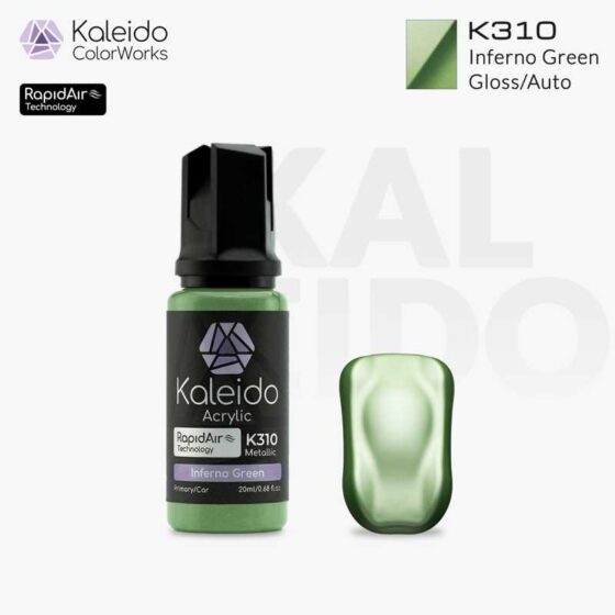 Kaleido Inferno Green Gloss/Metallic/Pearl (20ml) K310 Kaleido Inferno Green Gloss/Metallic/Pearl (20ml) K310