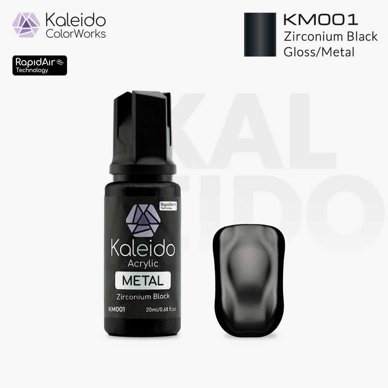 Kaleido Zirconium Black Metallic (20ml) KM001