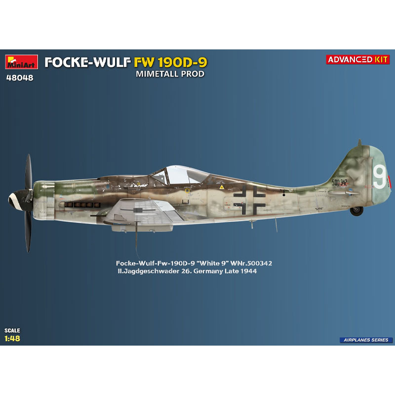 Alternative view of MiniArt Fw 190D-9 Mimetall Advanced (1/48) 48048