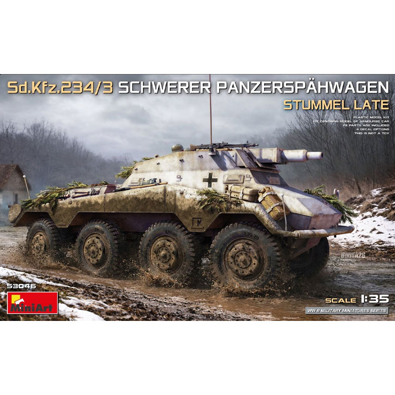MiniArt Sd.Kfz.234/3 Stummel Late (1/35) 53046