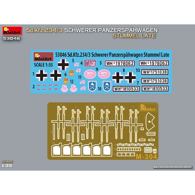 Alternative view of MiniArt Sd.Kfz.234/3 Stummel Late (1/35) 53046