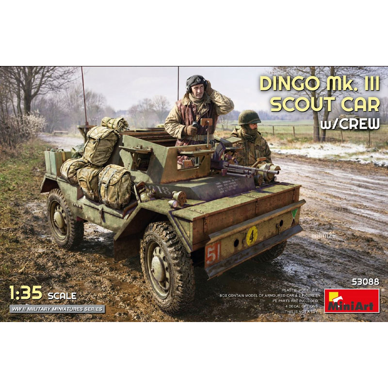 MiniArt Dingo Mk.III Scout Car w Crew (1/35) 53088