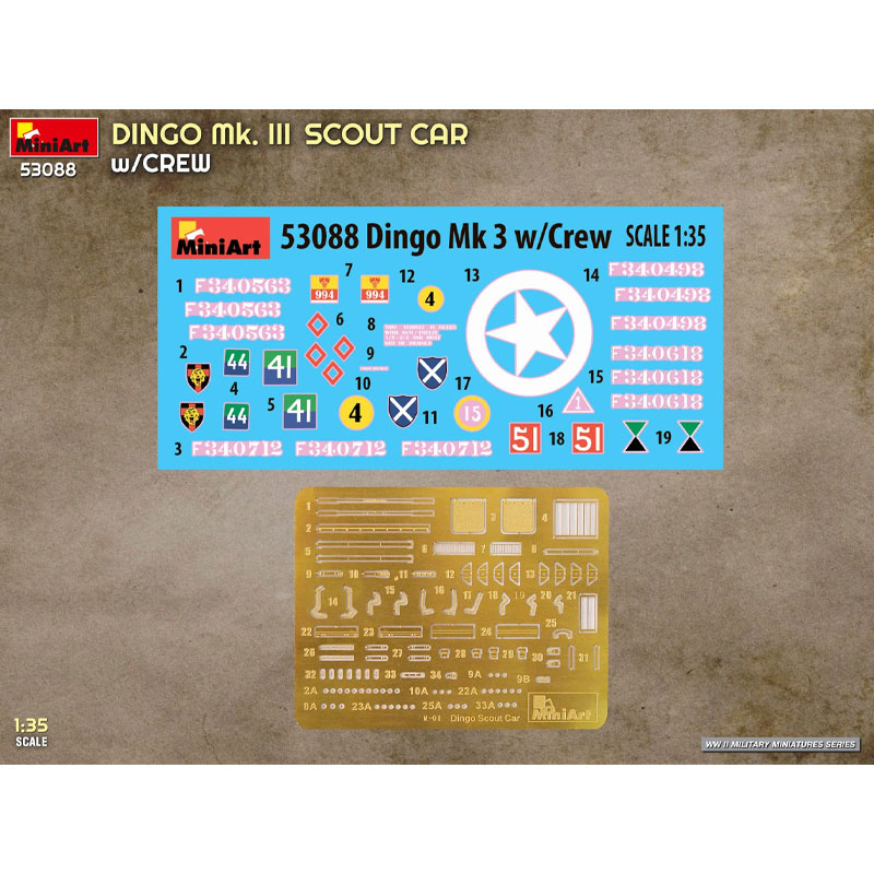 Alternative view of MiniArt Dingo Mk.III Scout Car w Crew (1/35) 53088