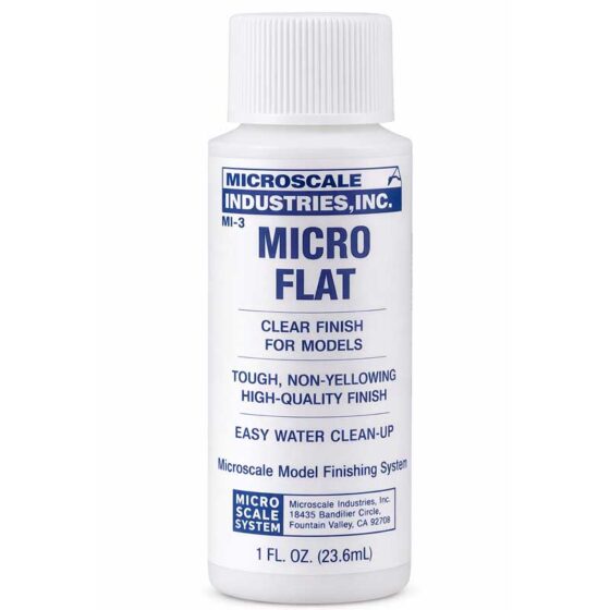 Microscale Micro Coat Flat Clear (1oz) MI-3 Microscale Micro Coat Flat Clear (1oz) MI-3
