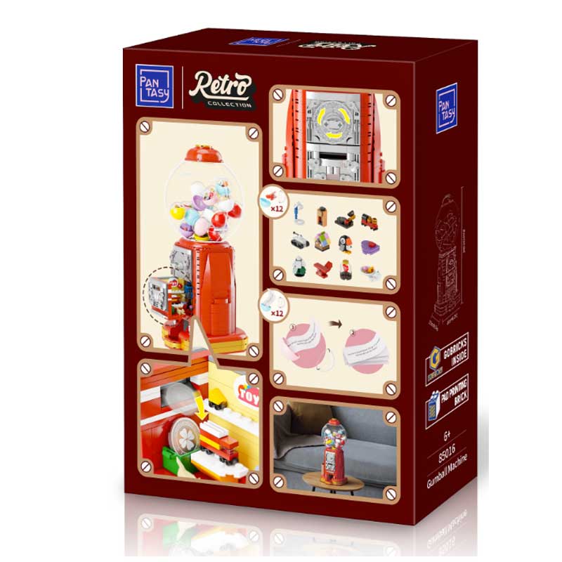 Pantasy Retro Gumball Machine (936pcs) PA85016 - Image 4