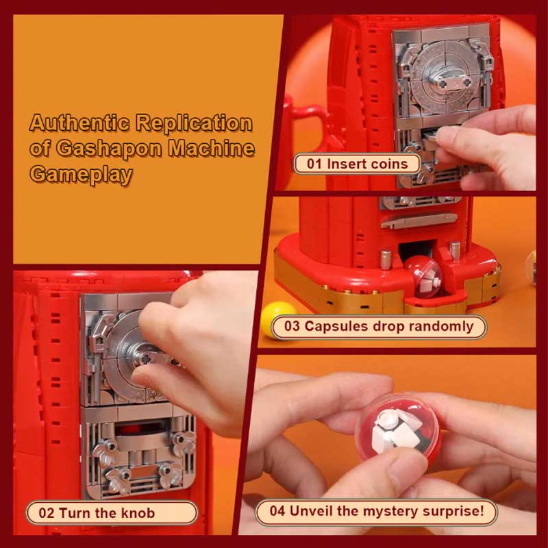 Pantasy Retro Gumball Machine (936pcs) PA85016 - Image 5