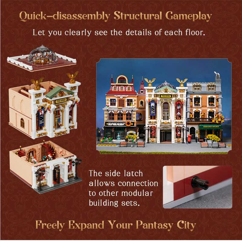 Pantasy The Opera Building (3518pcs) PA85019 - Image 11