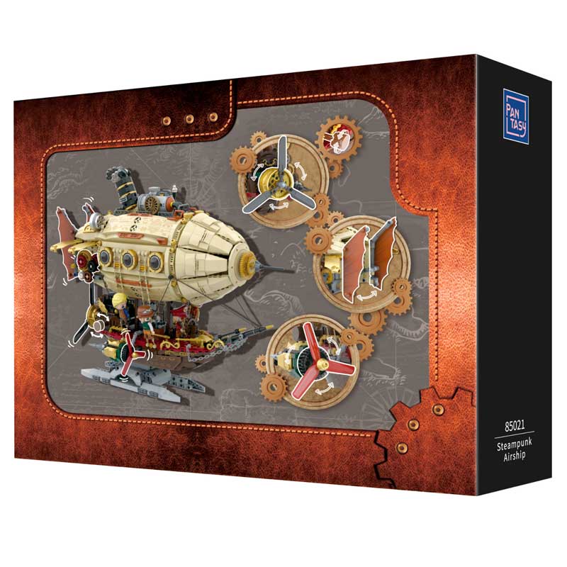 Pantasy Steampunk Airship (1949pcs) PA85021 - Image 8