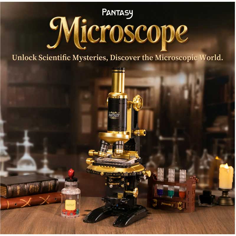 Pantasy Retro Microscope Set (1107pcs) PA85034 - Image 3
