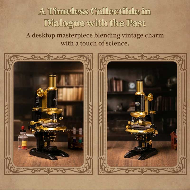 Pantasy Retro Microscope Set (1107pcs) PA85034 - Image 7