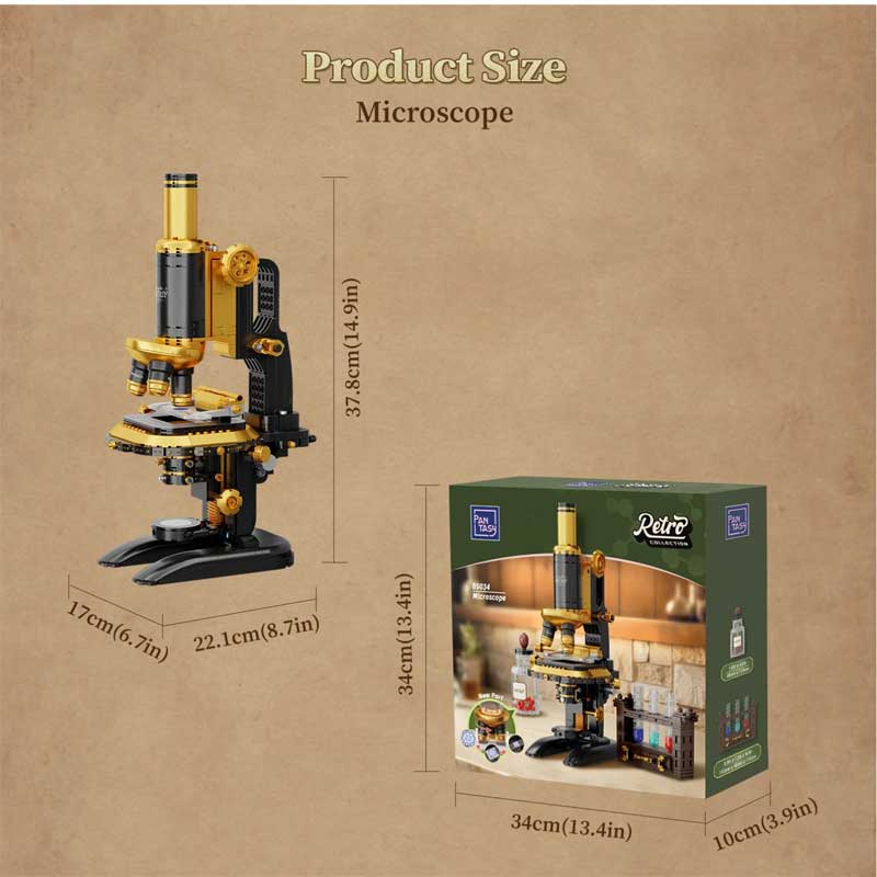 Pantasy Retro Microscope Set (1107pcs) PA85034 - Image 8