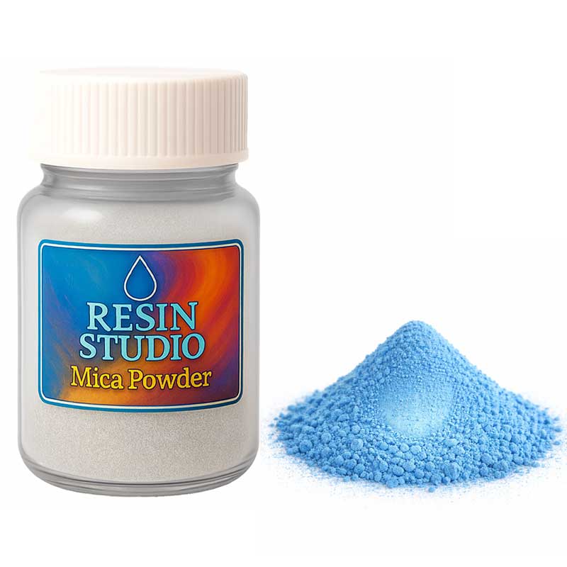 Glitter Blue Mica Powder