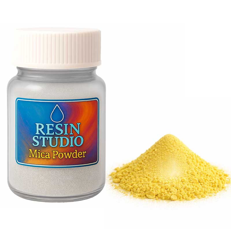 Flash Yellow Mica Powder