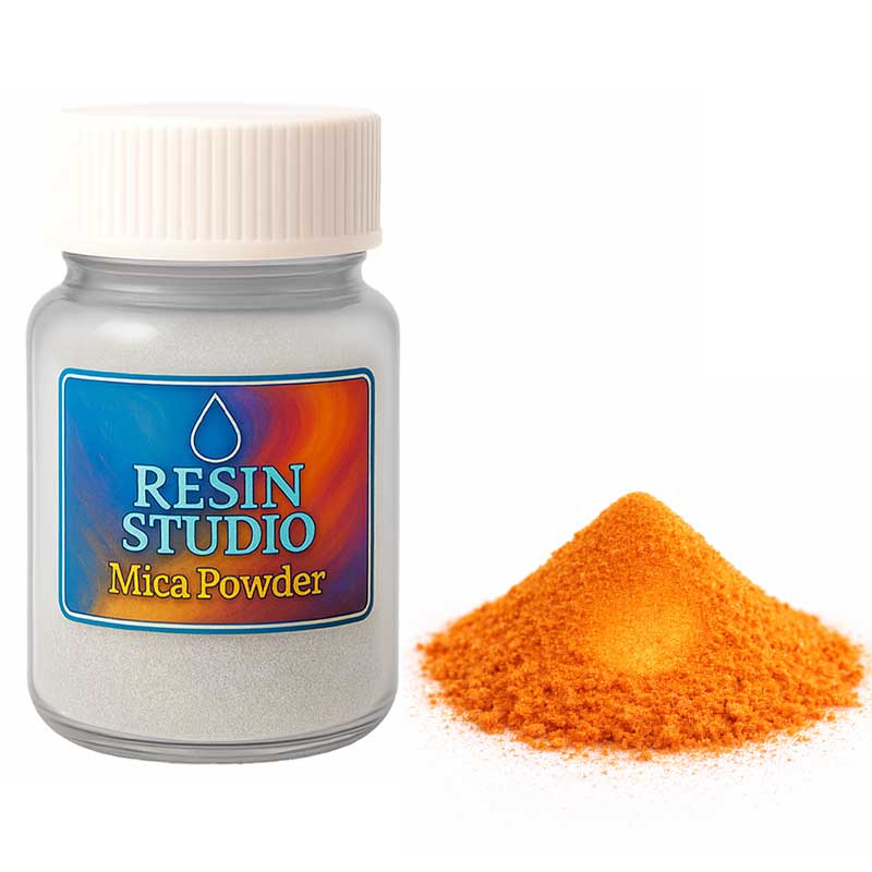 Deep Dry Orange Mica Powder