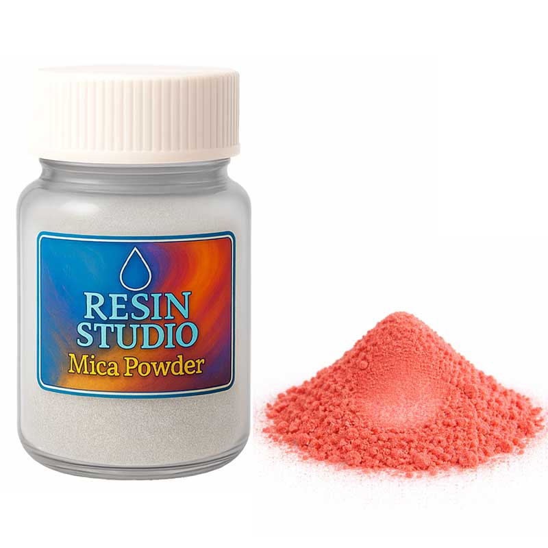 Deep Dry Red Mica Powder