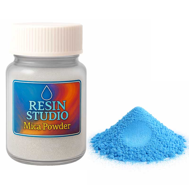 Deep Dry Blue Mica Powder