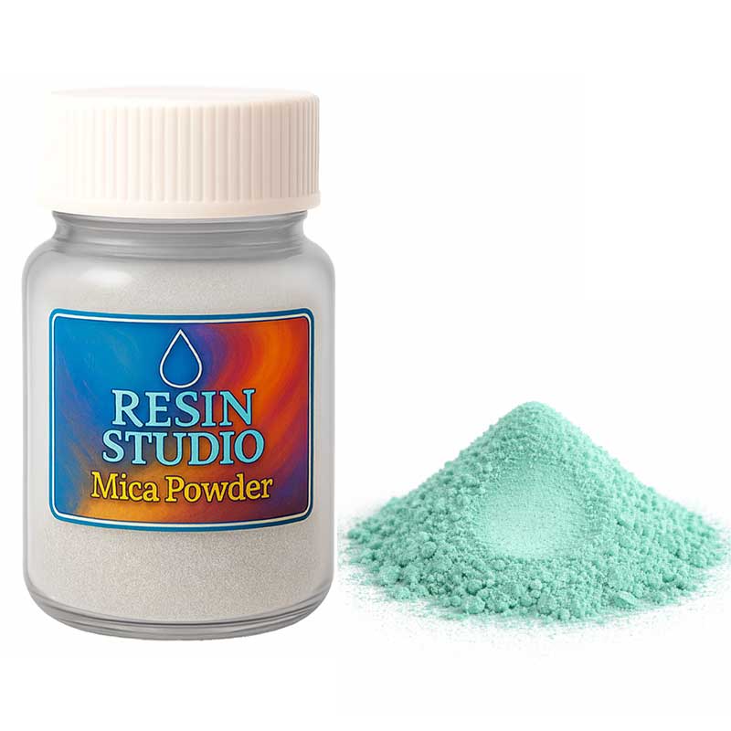 Deep Dry Green Mica Powder