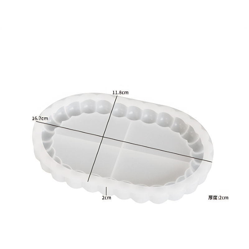 Oval Jewellery Tray Silicone Mould