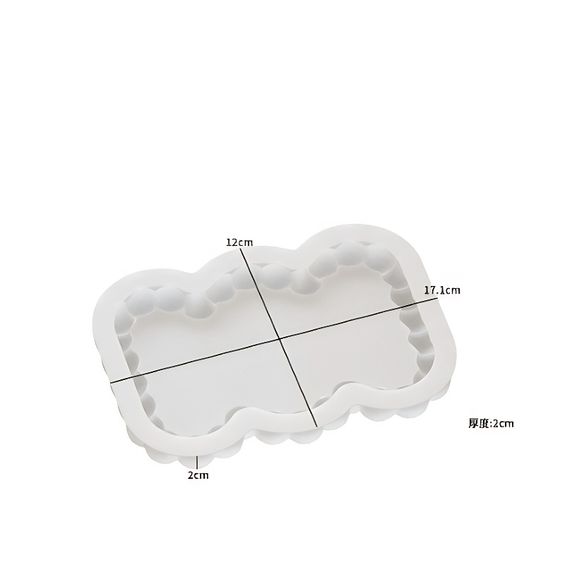 Scalloped Rectangle Silicone Mould