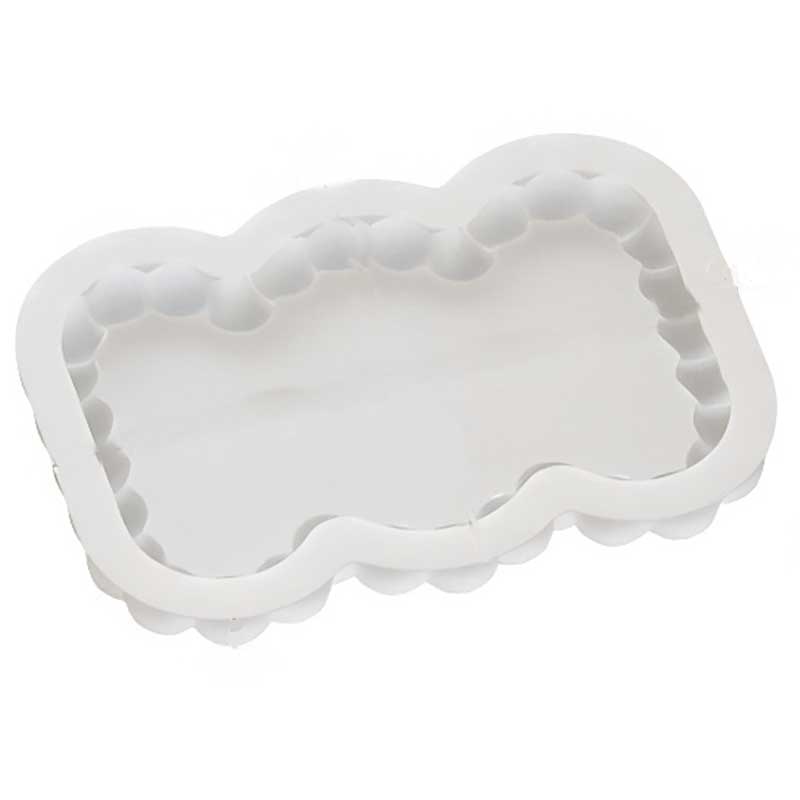 Scalloped Rectangle Silicone Mould Scalloped Rectangle Silicone Mould