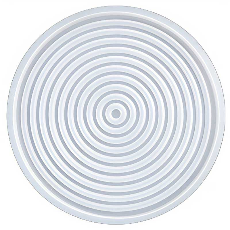 Round Ribbed Tray Silicone Mould (258mm) Round Ribbed Tray Silicone Mould (258mm)