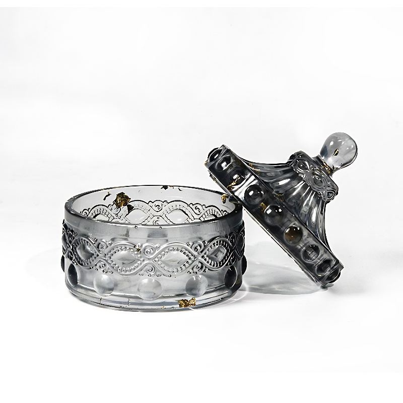 Decorative Round Container Silicone Mould