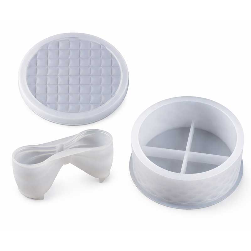 Round Gift Box Silicone Mould with Bow Lid Round Gift Box Silicone Mould with Bow Lid