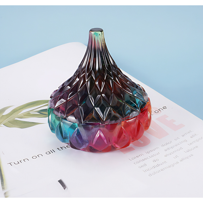 Low Profile Round Storage Box Silicone Mould