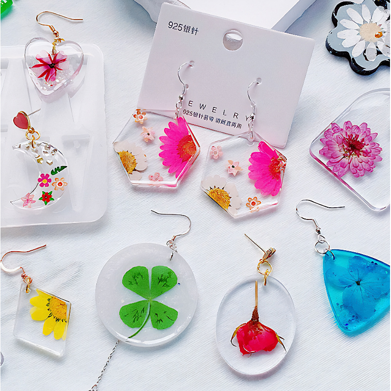 Triangle Pendant Silicone Mould Triangle Pendant Silicone Mould