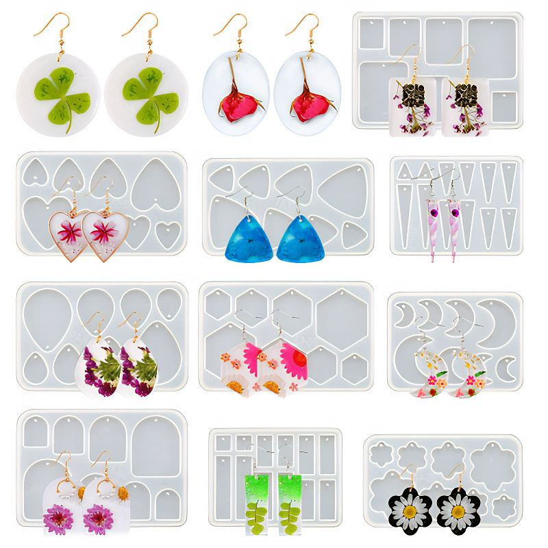Triangle Pendant Silicone Mould Triangle Pendant Silicone Mould