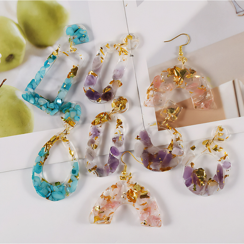 Geometric Letter Charm Silicone Mould