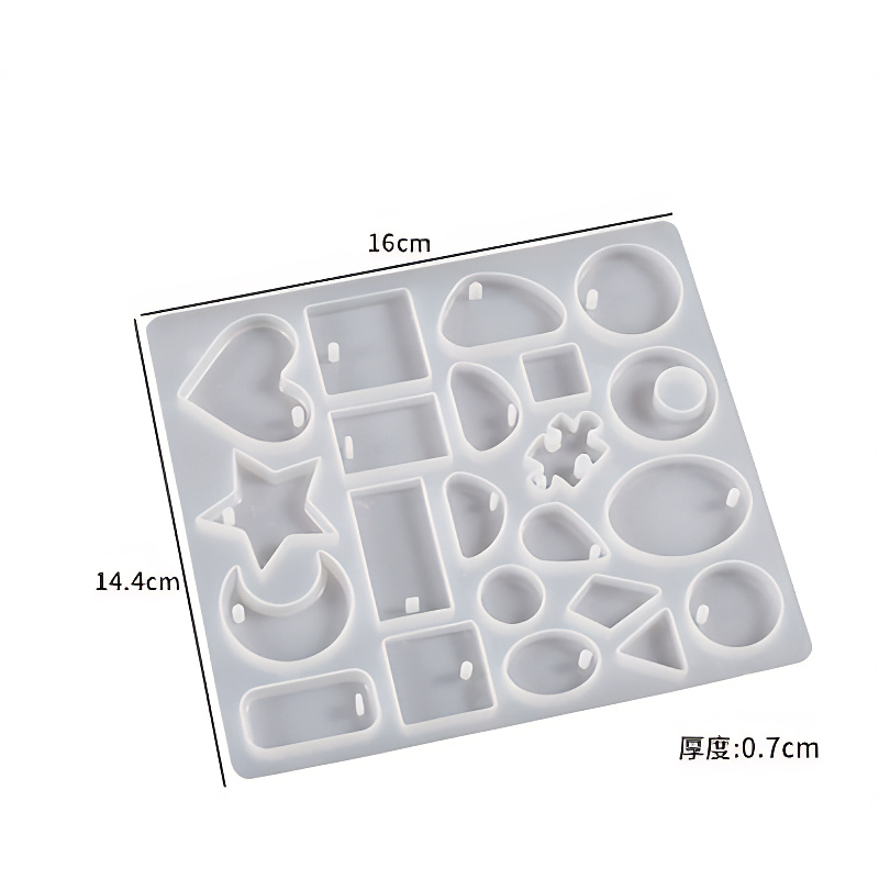 Mixed Shape Charm Silicone Mould