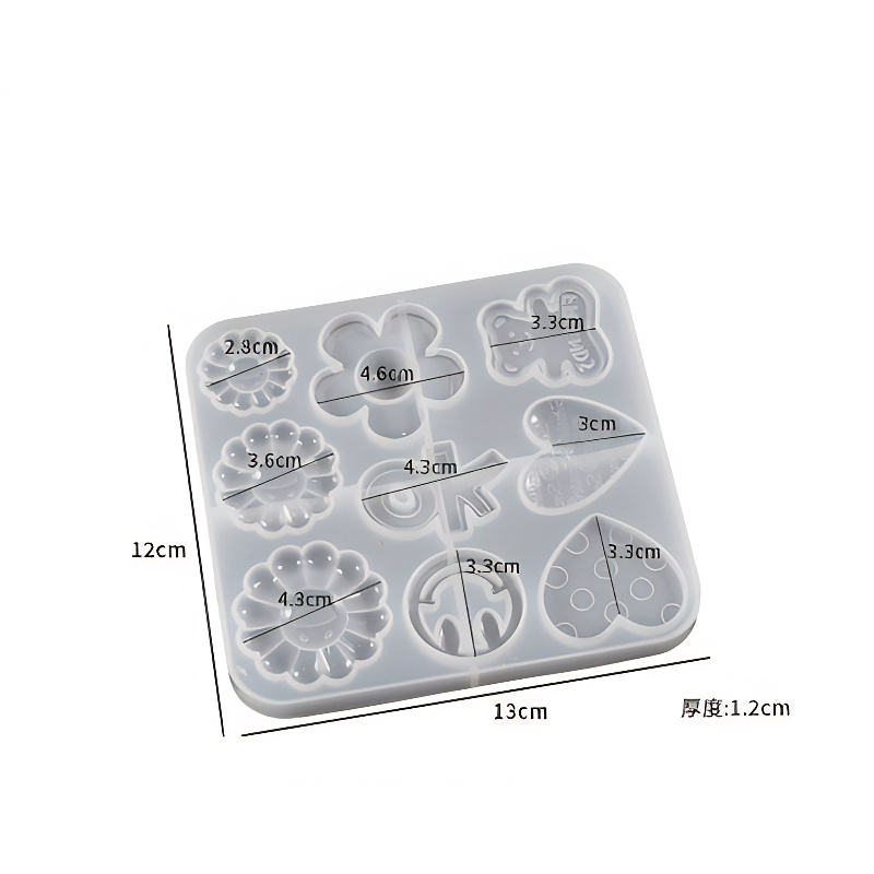 Mini Decorative Shape Silicone Mould