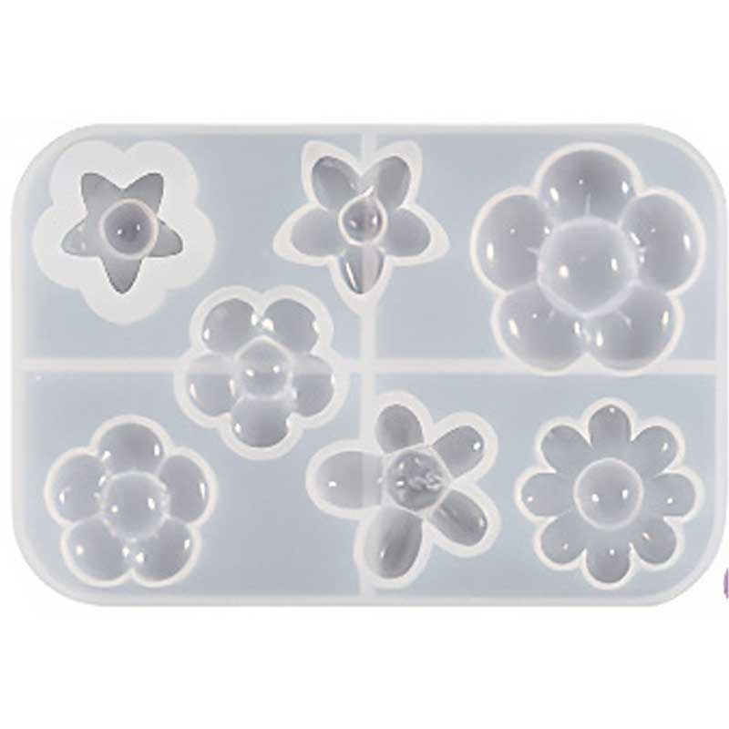 Mini Flower Charm Silicone Mould Mini Flower Charm Silicone Mould
