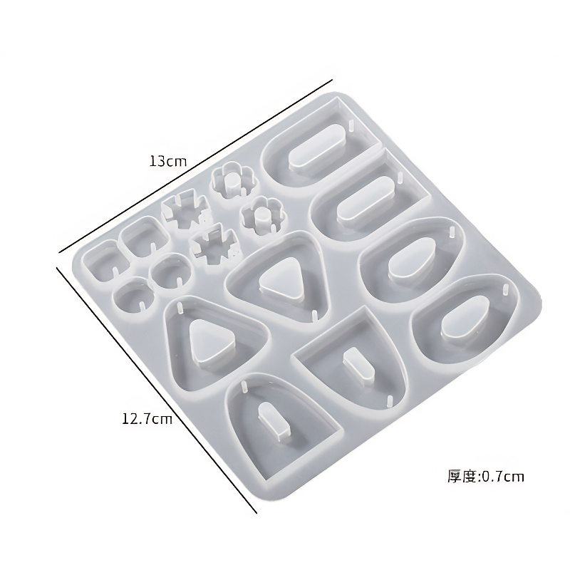 Mixed Geometry Silicone Mould