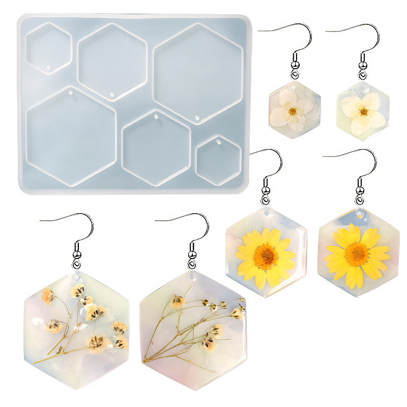 Hexagon Jewellery Silicone Mould Hexagon Jewellery Silicone Mould