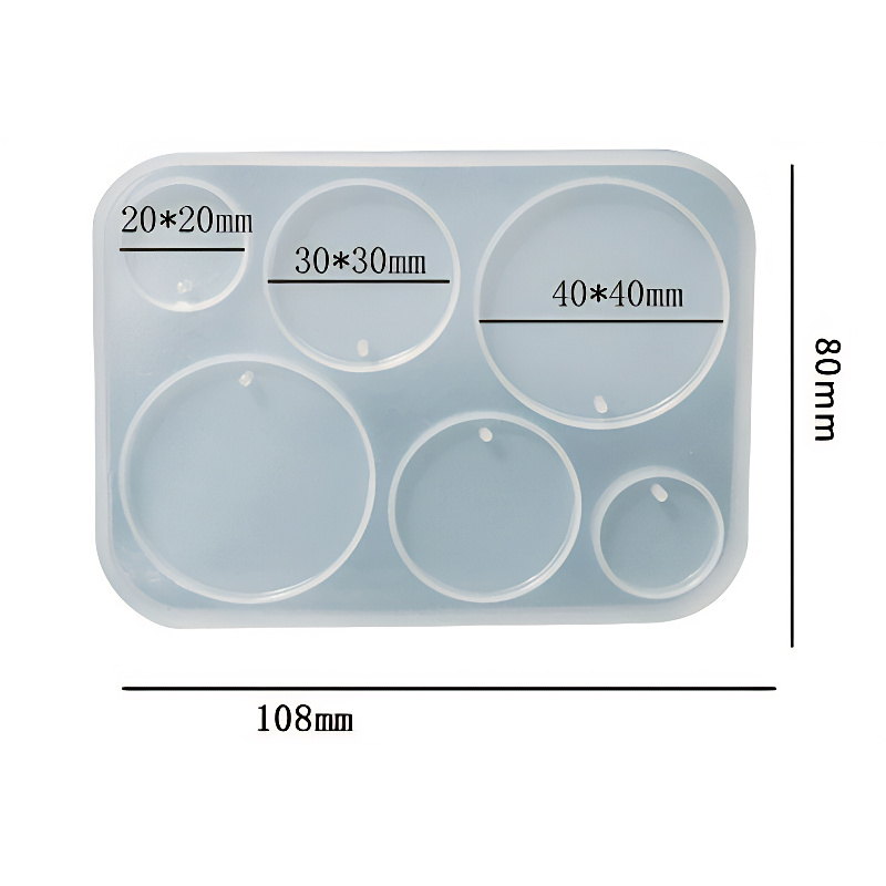 Round Jewellery Silicone Mould