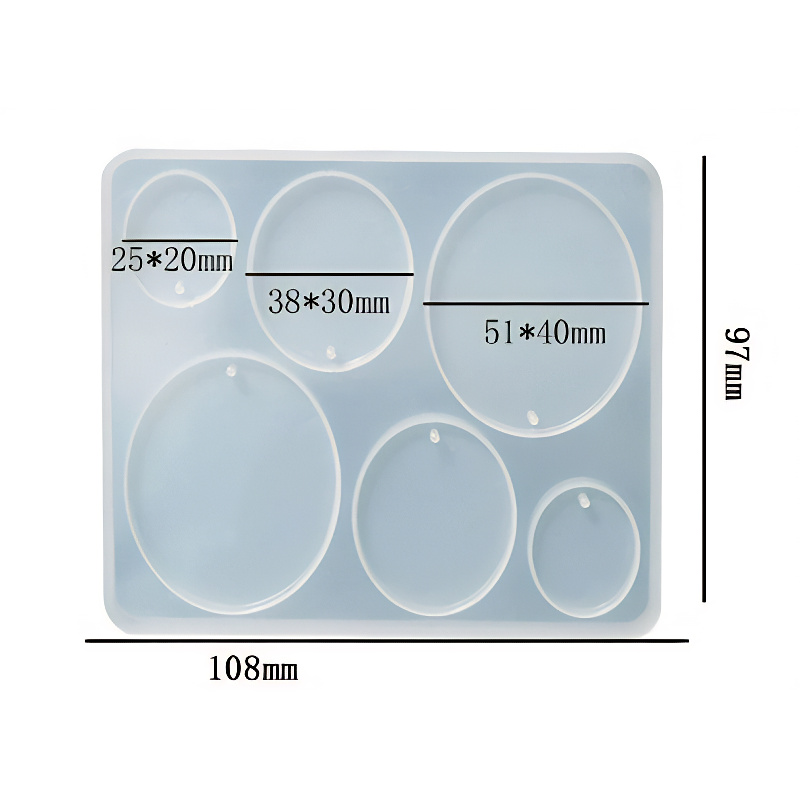 Oval Jewellery Silicone Mould