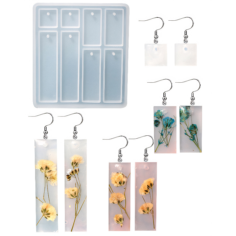 Rectangular Jewellery Silicone Mould Rectangular Jewellery Silicone Mould