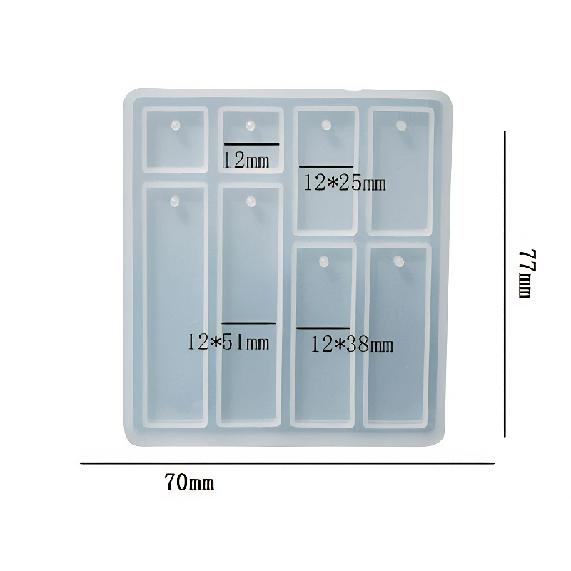 Rectangular Jewellery Silicone Mould