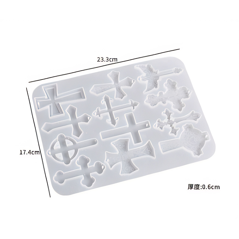 Cross Shape Silicone Mould Cross Shape Silicone Mould