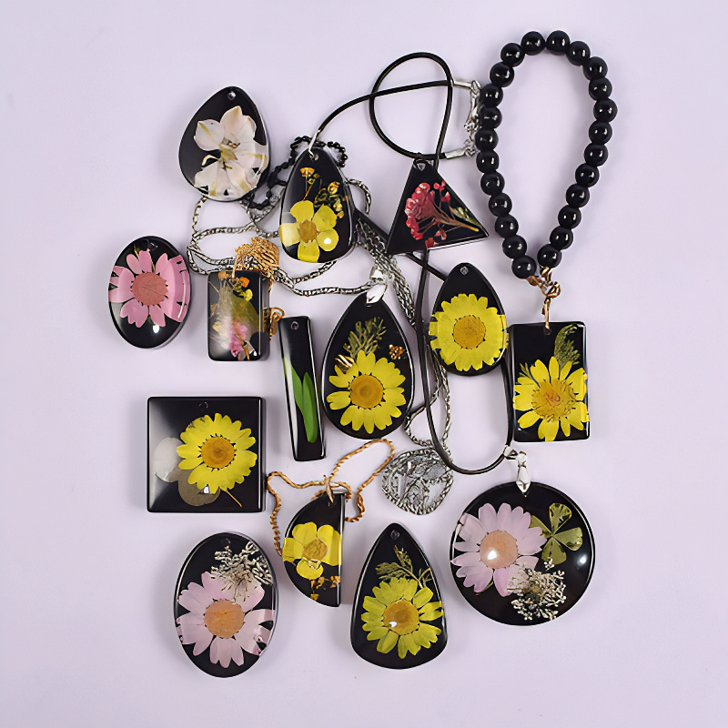 Mixed Shape Pendant Silicone Mould Tray Mixed Shape Pendant Silicone Mould Tray