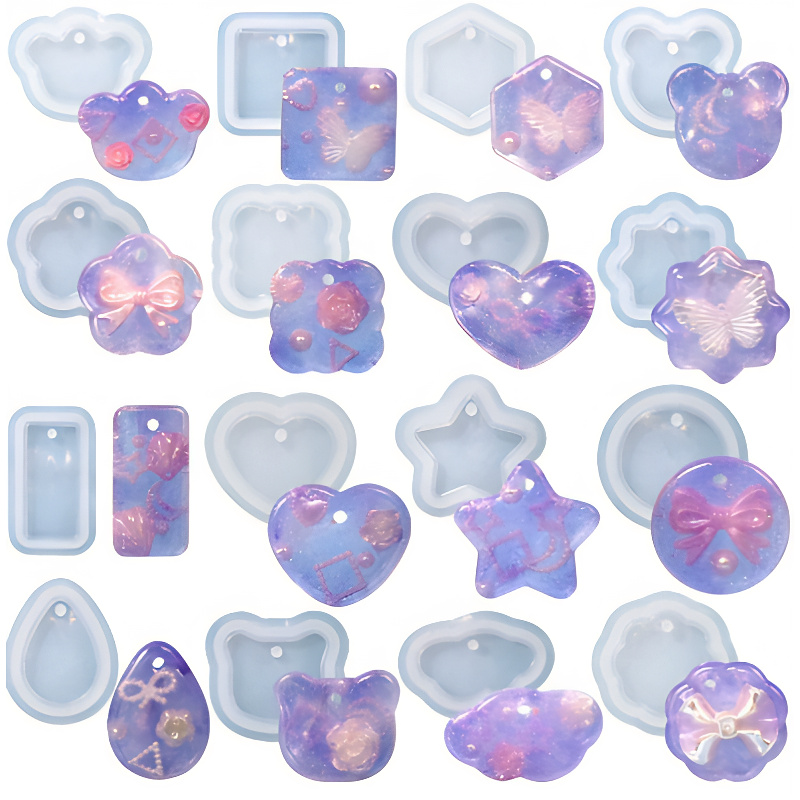 Round Pendant Silicone Mould 50mm Round Pendant Silicone Mould 50mm